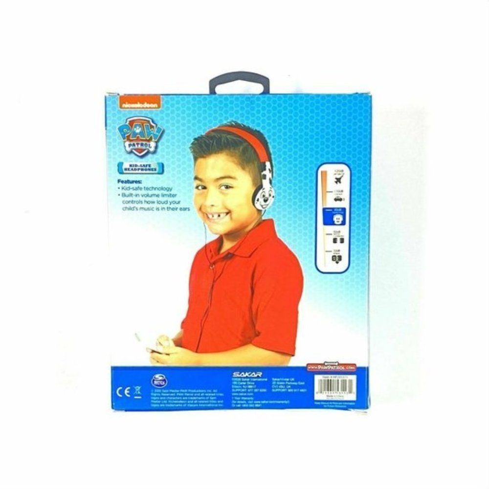 Sakar Blue Paw Patrol Marshall Kid Safe Over Ear Headphones